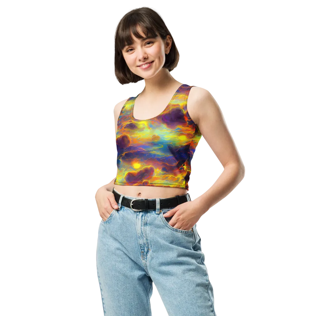 Averin's Nebula on Crop Top — Front