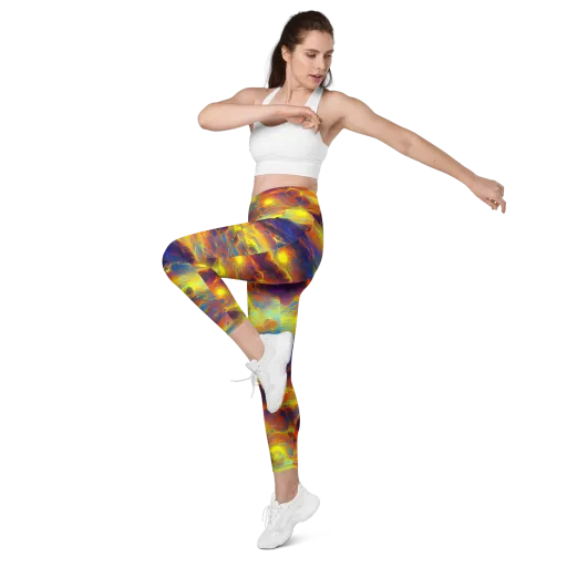 Averin's Nebula on a Leggings with Pockets