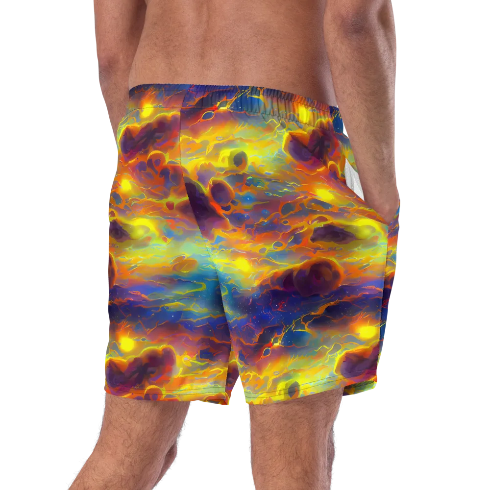 Averin's Nebula on Swim Trunks — Right Back