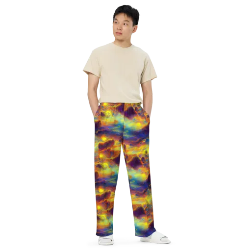Averin's Nebula on a Wide-Leg Pants