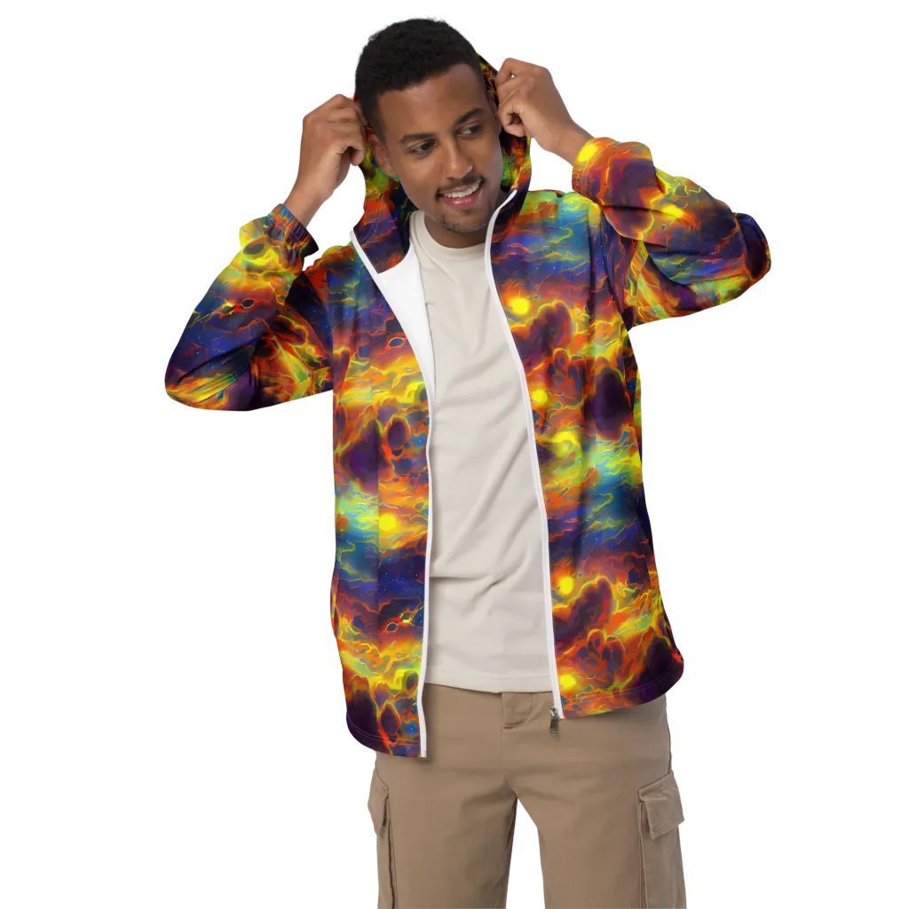 Averin's Nebula on Men's Windbreaker — Front