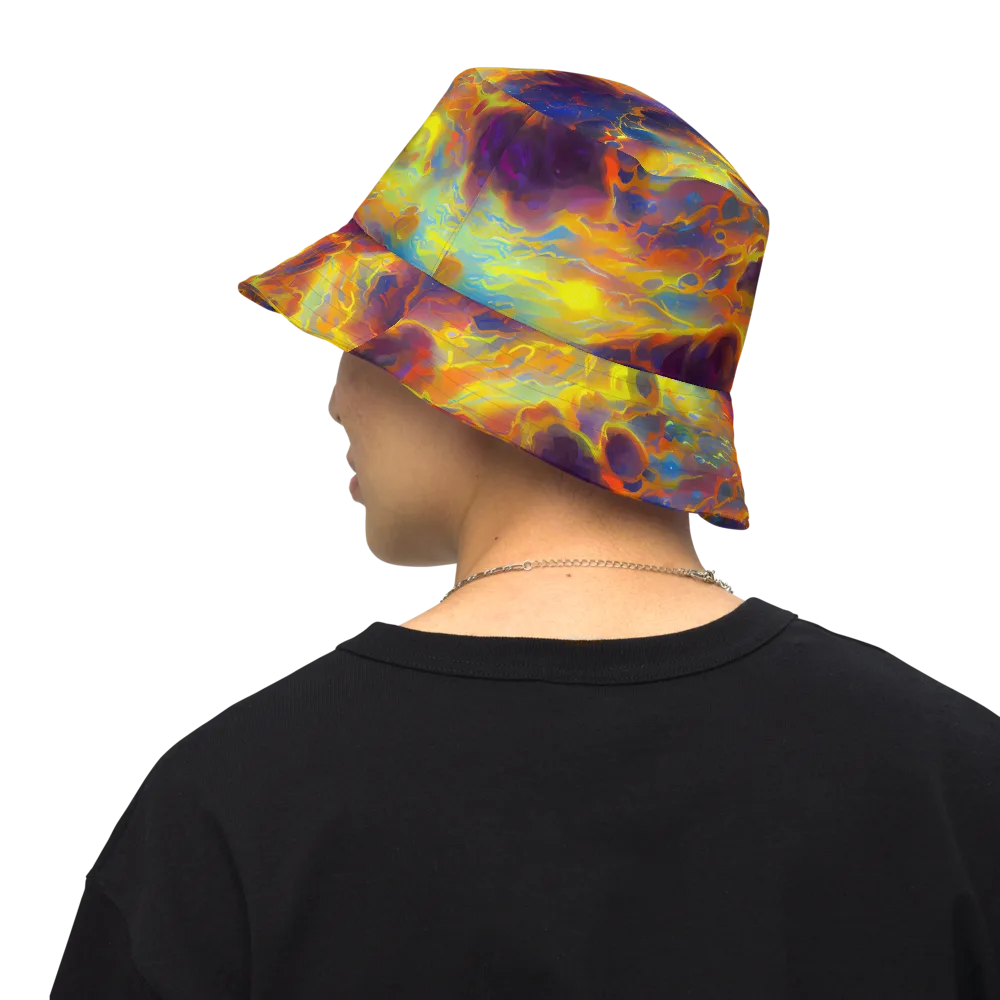 Averin's Nebula on Reversible Bucket Hat — Back Inside