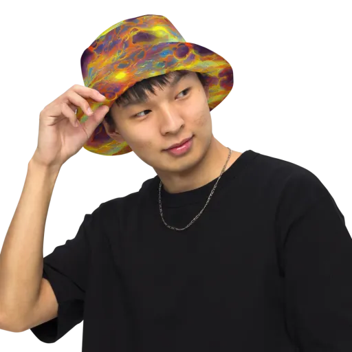 Averin's Nebula on a Reversible Bucket Hat
