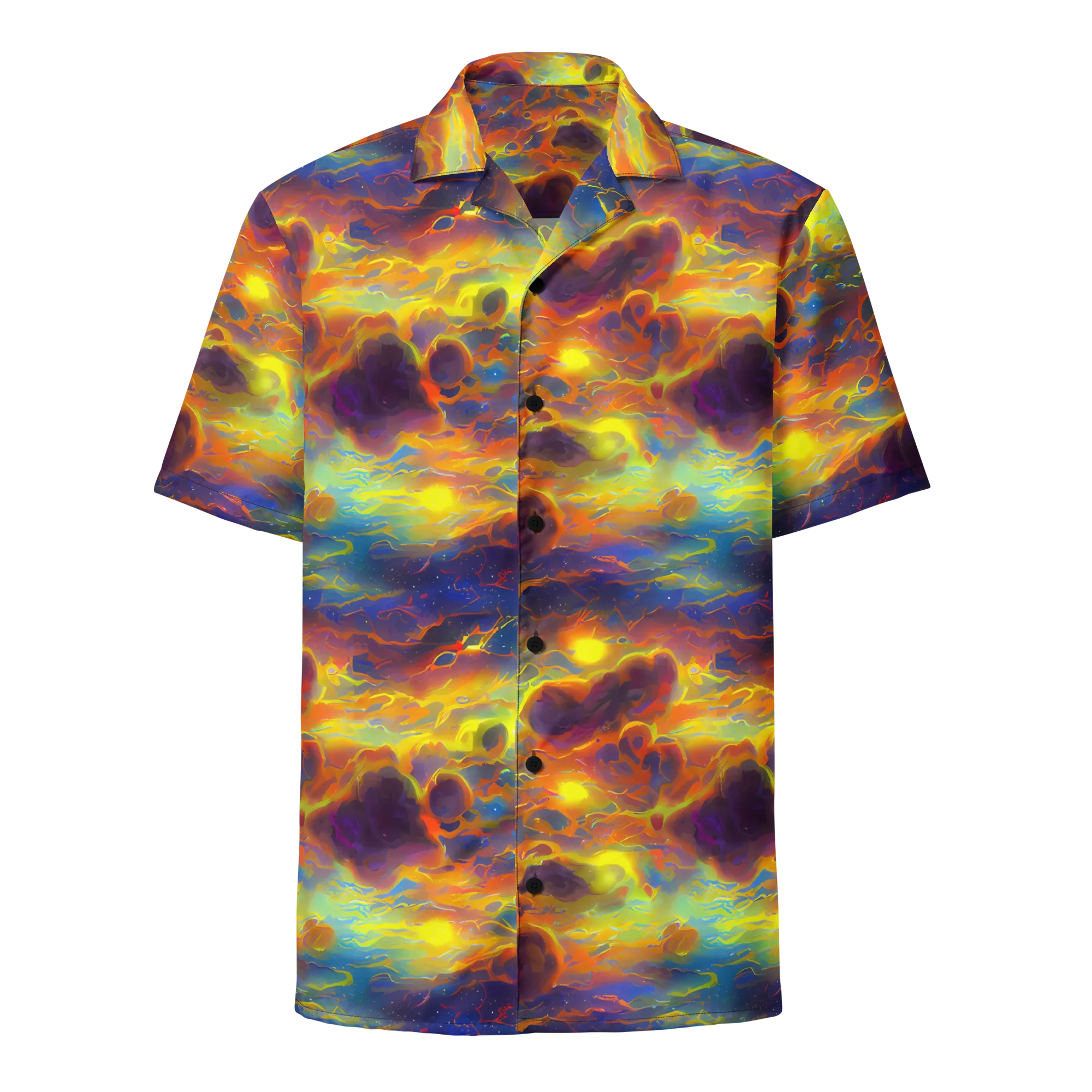 Averin's Nebula on Button Shirt — Front