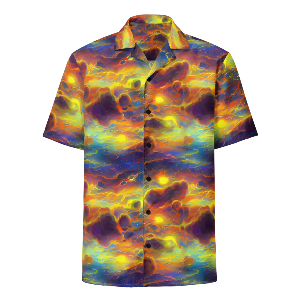 Averin's Nebula on Button Shirt — Front