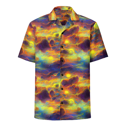 Averin's Nebula on a Button Shirt