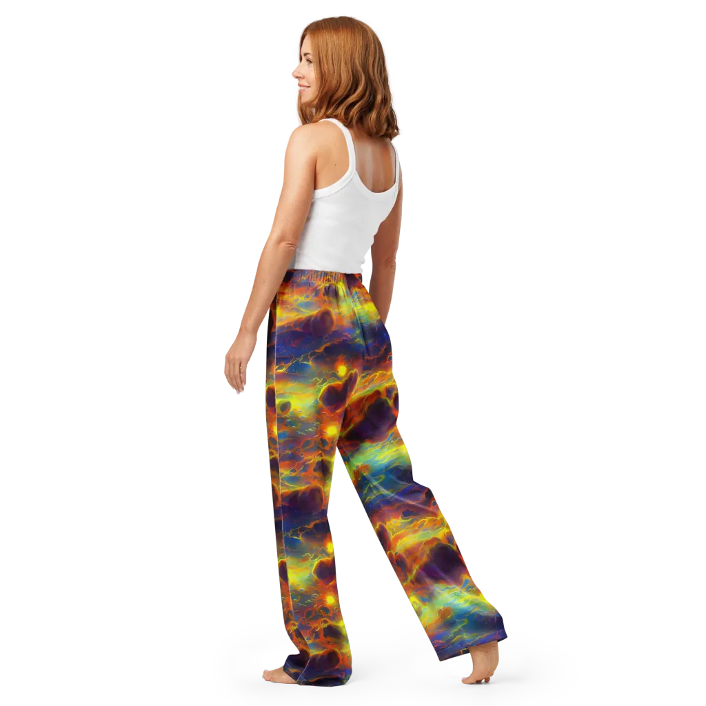 Averin's Nebula on Women's Pajama Pants — Back