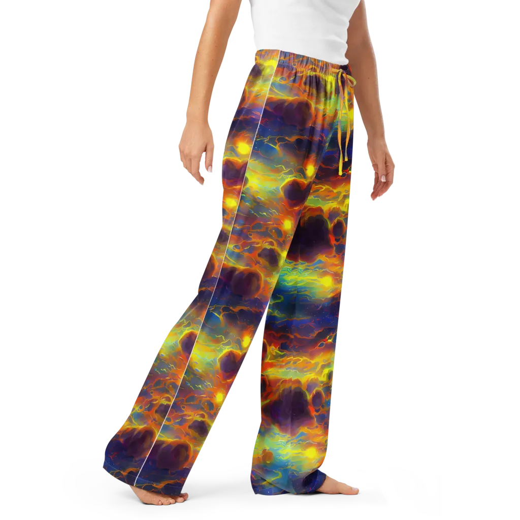 Averin's Nebula on Women's Pajama Pants — Right Front