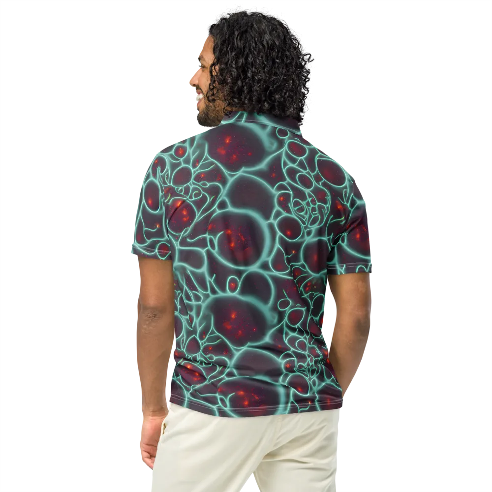 Kerstens Circuit on Men's Slim Fit Polo Shirt — Back