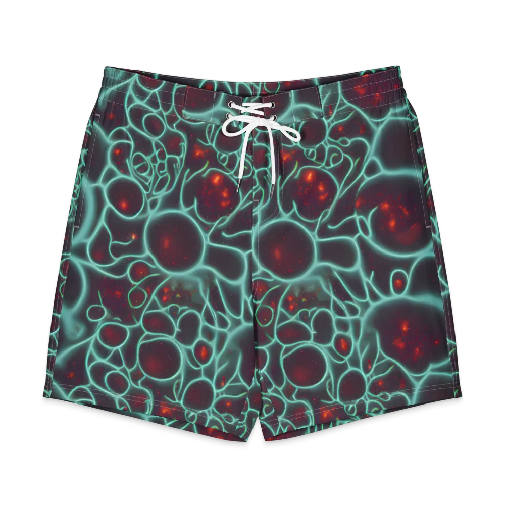 Kerstens Circuit on Men's Board Shorts — Front