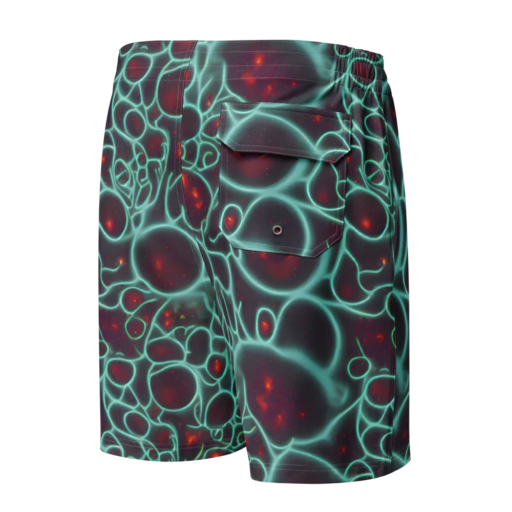Kerstens Circuit on Men's Board Shorts — Back