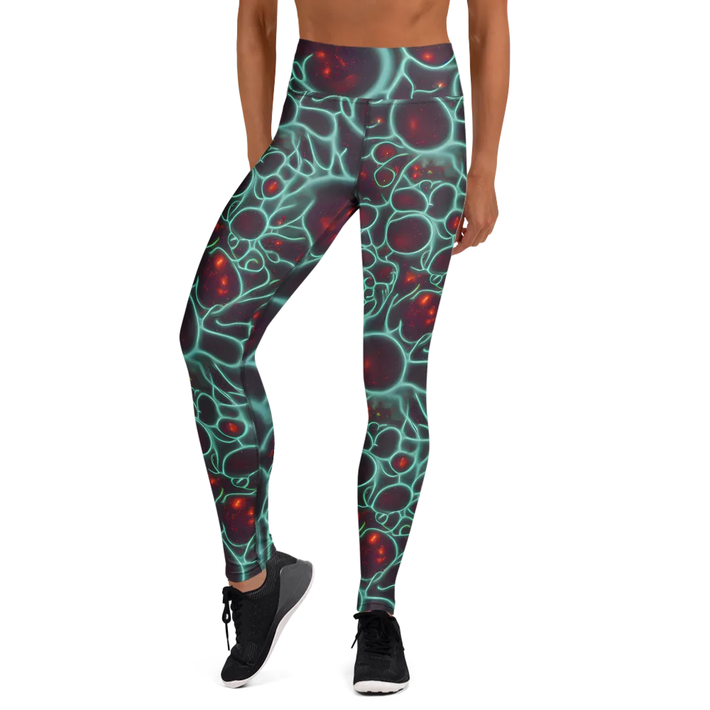 Kerstens Circuit on Yoga Leggings — Front