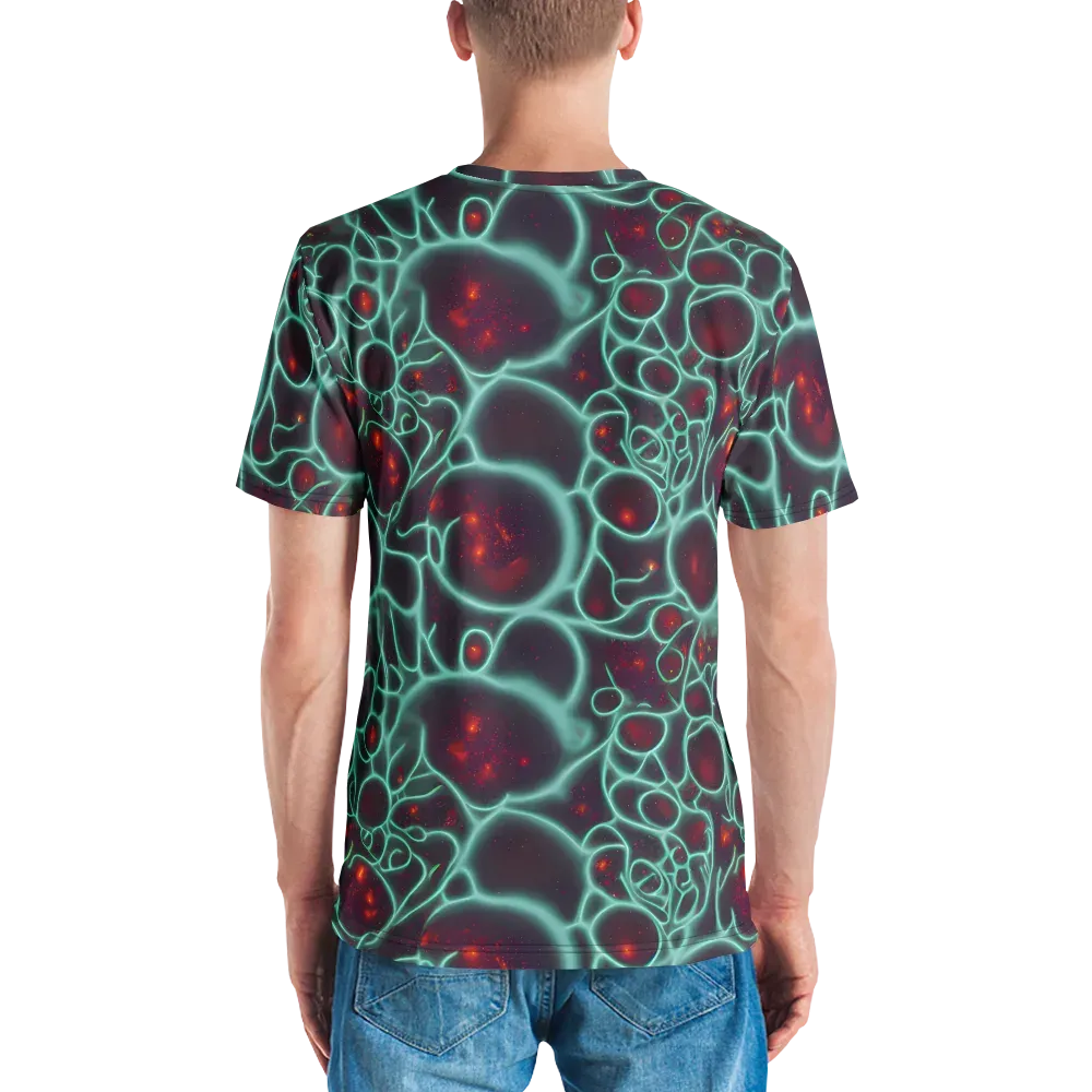 Kerstens Circuit on Men's Crew Neck T-Shirt — Back