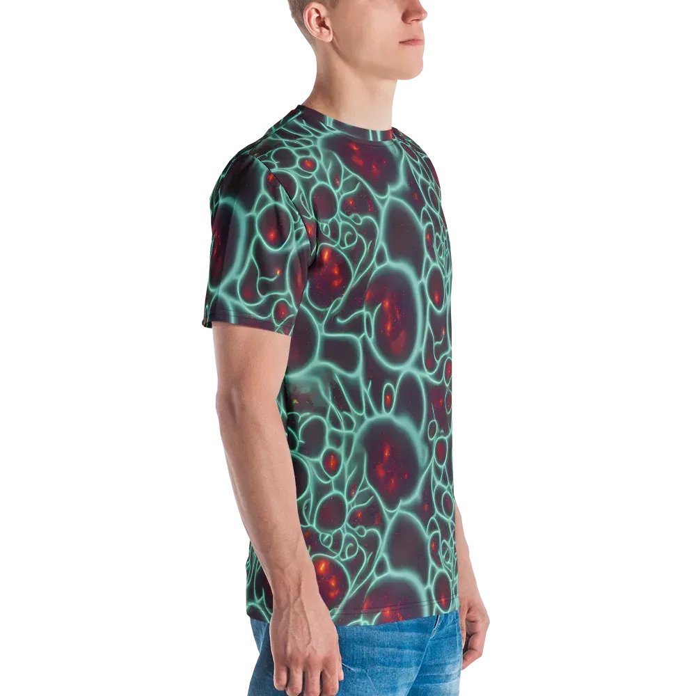 Kerstens Circuit on Men's Crew Neck T-Shirt — Right