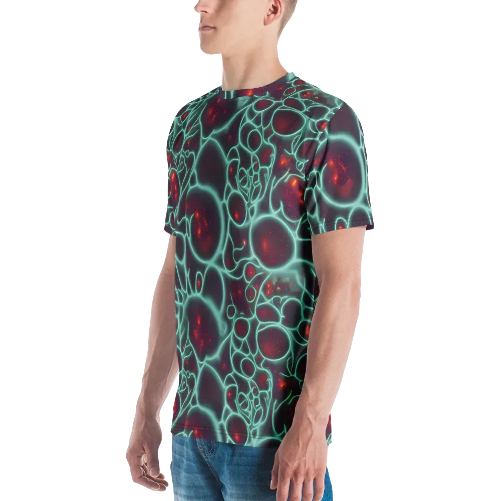 Kerstens Circuit on Men's Crew Neck T-Shirt — Left