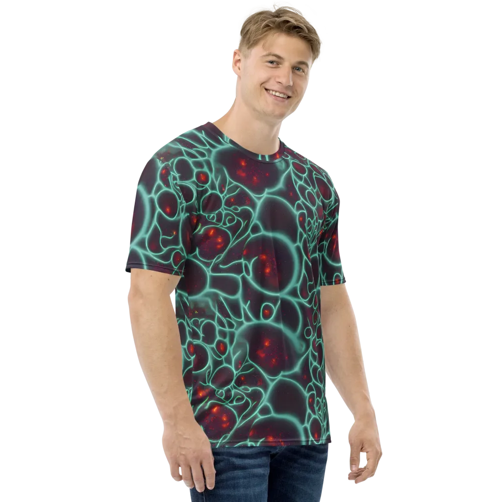 Kerstens Circuit on Men's Crew Neck T-Shirt — Right