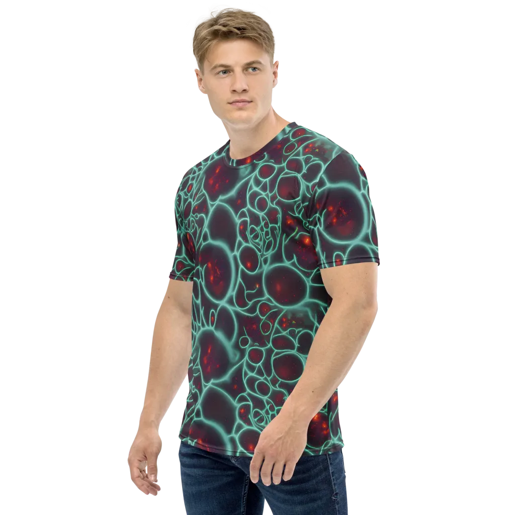 Kerstens Circuit on Men's Crew Neck T-Shirt — Left