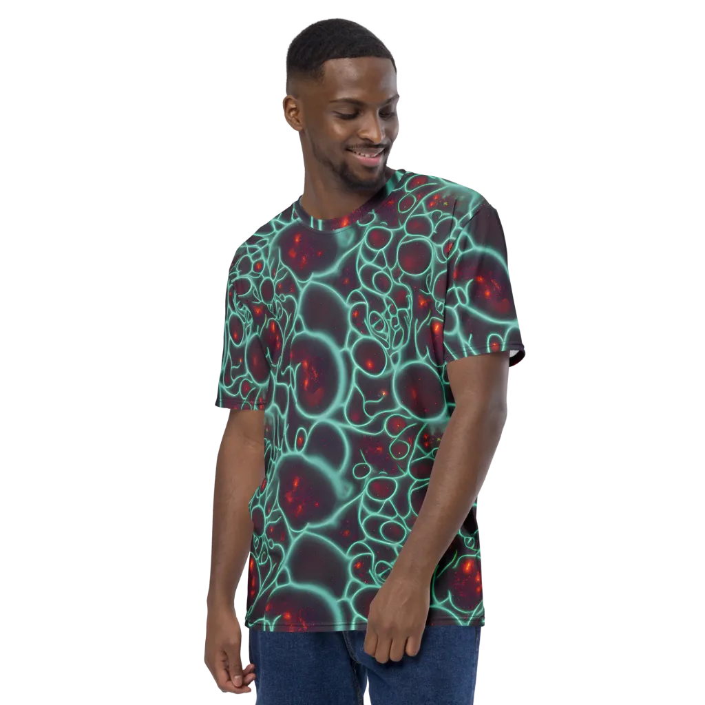 Kerstens Circuit on Men's Crew Neck T-Shirt — Left