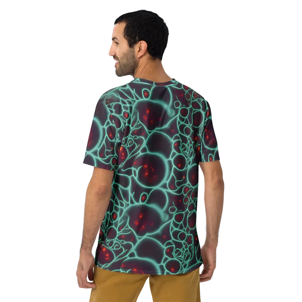 Kerstens Circuit on Men's Crew Neck T-Shirt — Back