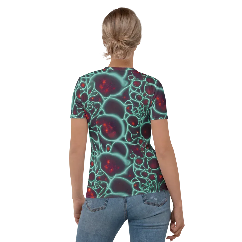 Kerstens Circuit on Women's Crew Neck T-Shirt — Back