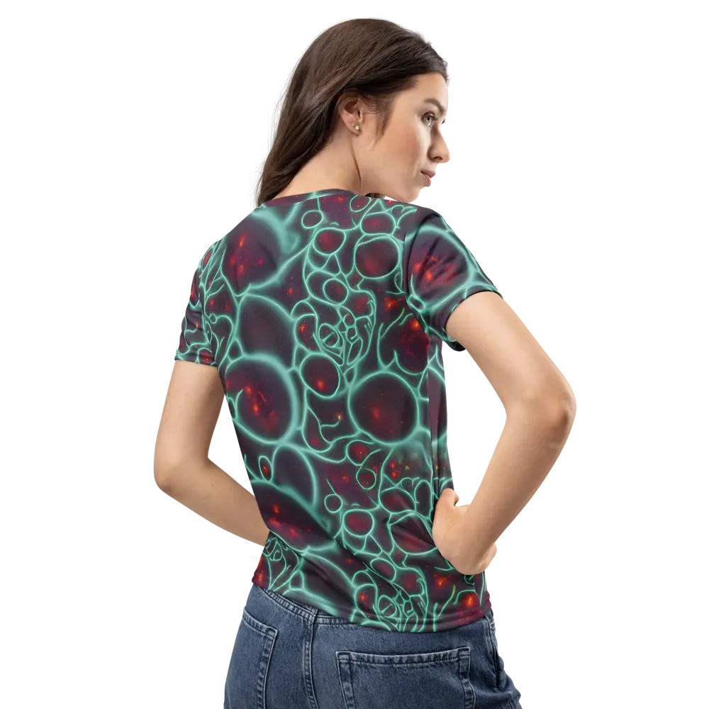 Kerstens Circuit on Women's Crew Neck T-Shirt — Back