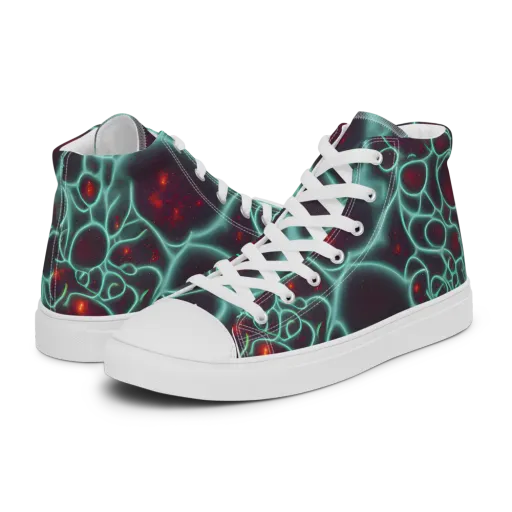 Kerstens Circuit on a Women's High Top Canvas Shoes