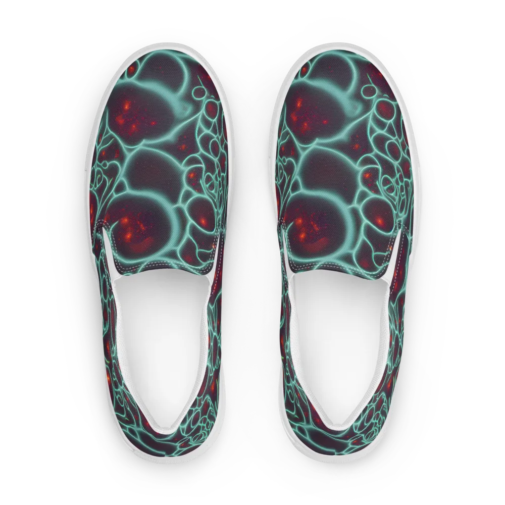 Kerstens Circuit on Men's Slip-On Canvas Shoes — Front