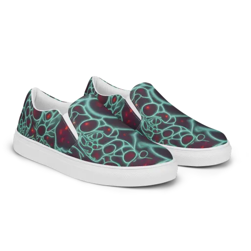 Kerstens Circuit on a Men's Slip-On Canvas Shoes