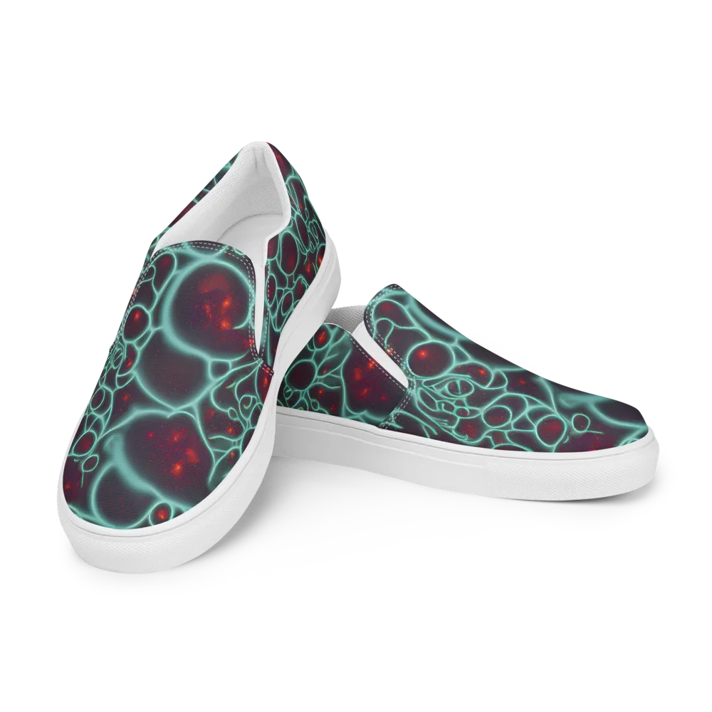 Kerstens Circuit on Men's Slip-On Canvas Shoes — Left Front
