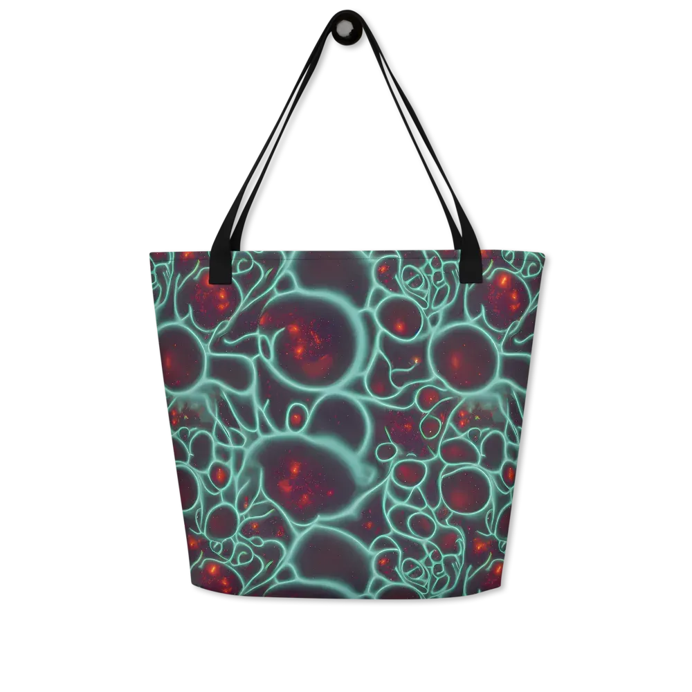 Kerstens Circuit on Large Tote Bag W/ Pocket — Front