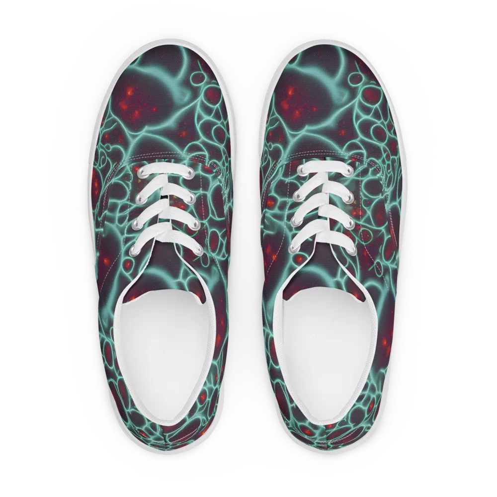 Kerstens Circuit on Men's Lace-Up Canvas Shoes — Front