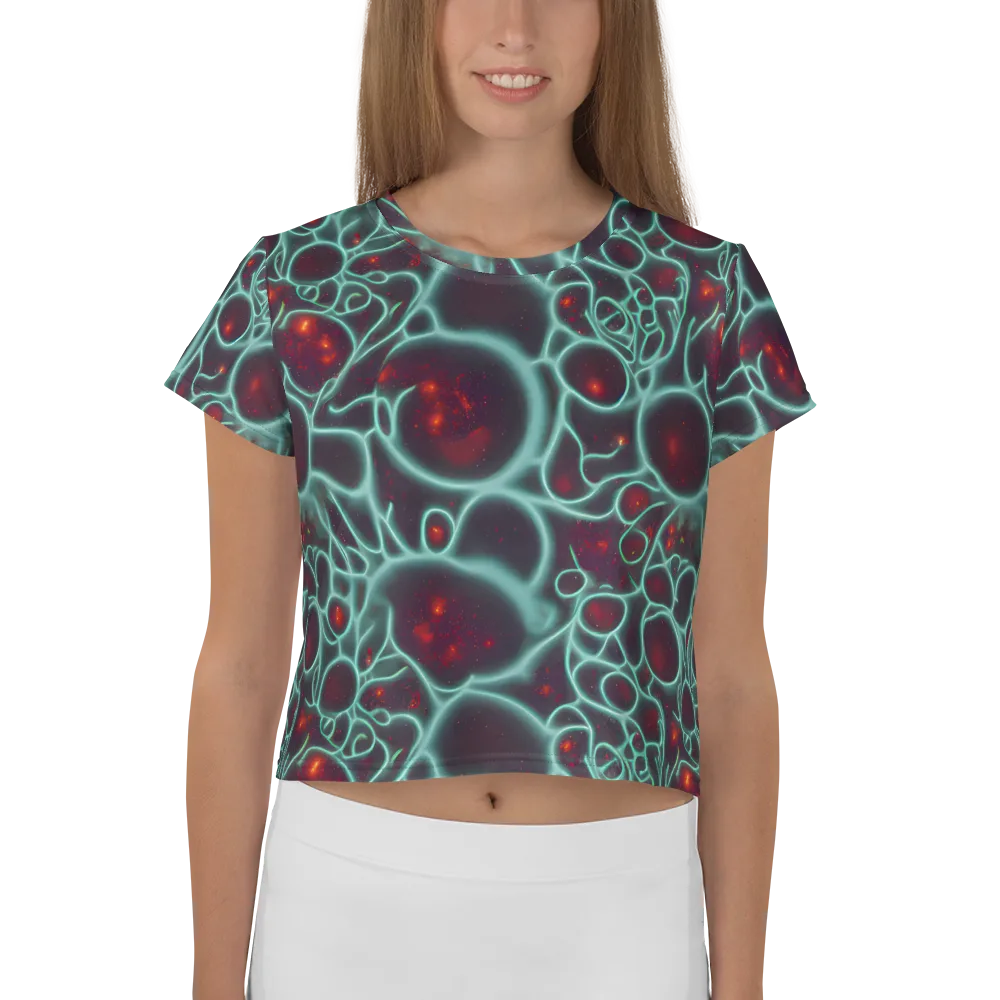 Kerstens Circuit on Crop Tee — Front