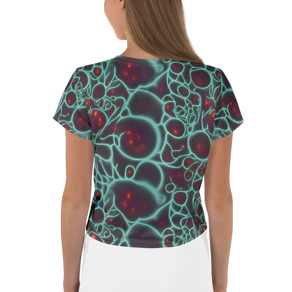 Kerstens Circuit on Crop Tee — Back