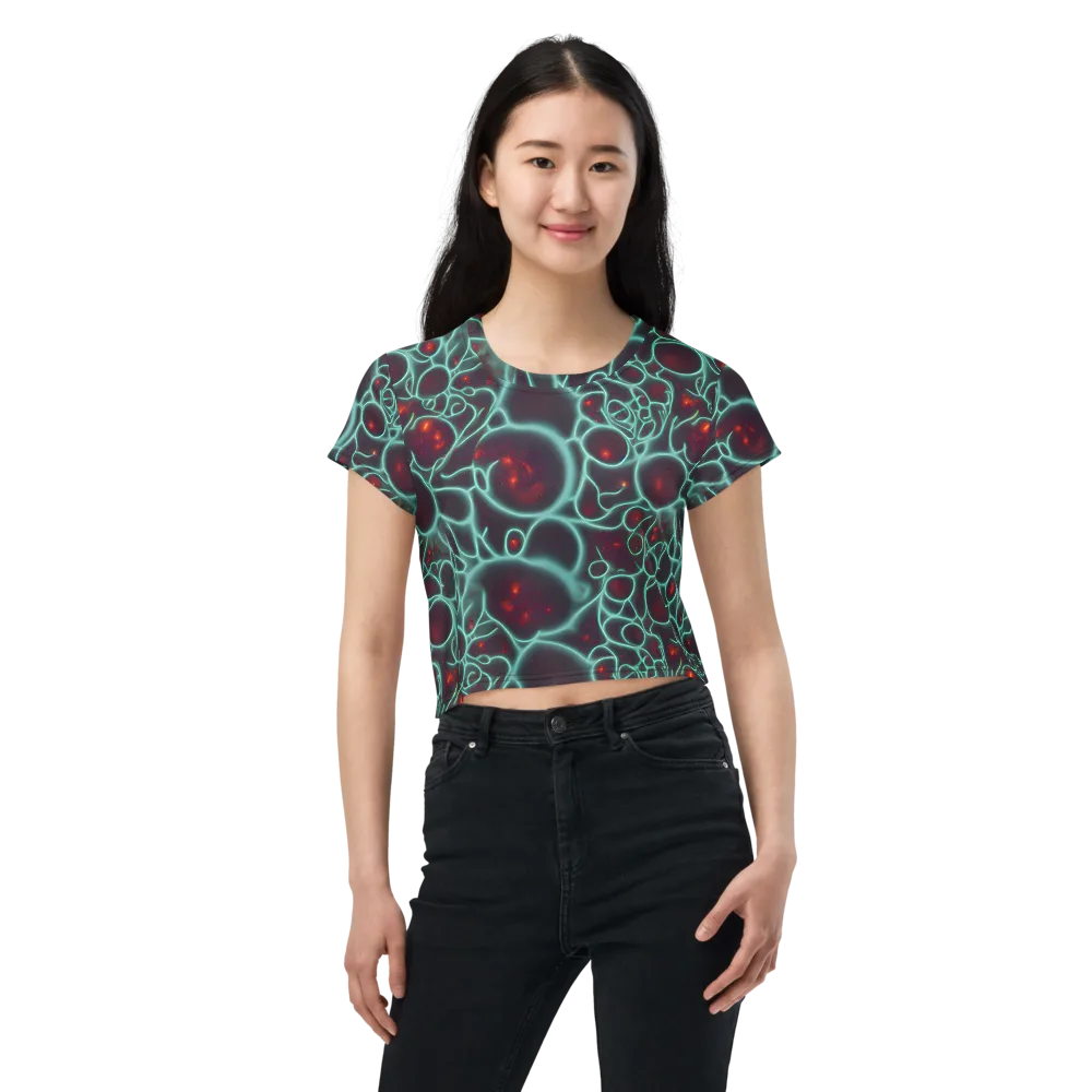 Kerstens Circuit on Crop Tee — Front