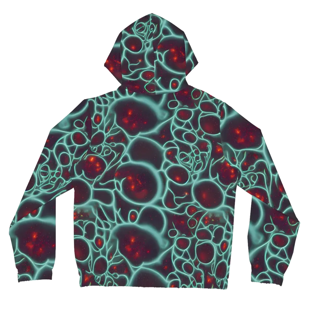 Kerstens Circuit on Women's Full-Zip Hoodie — Back