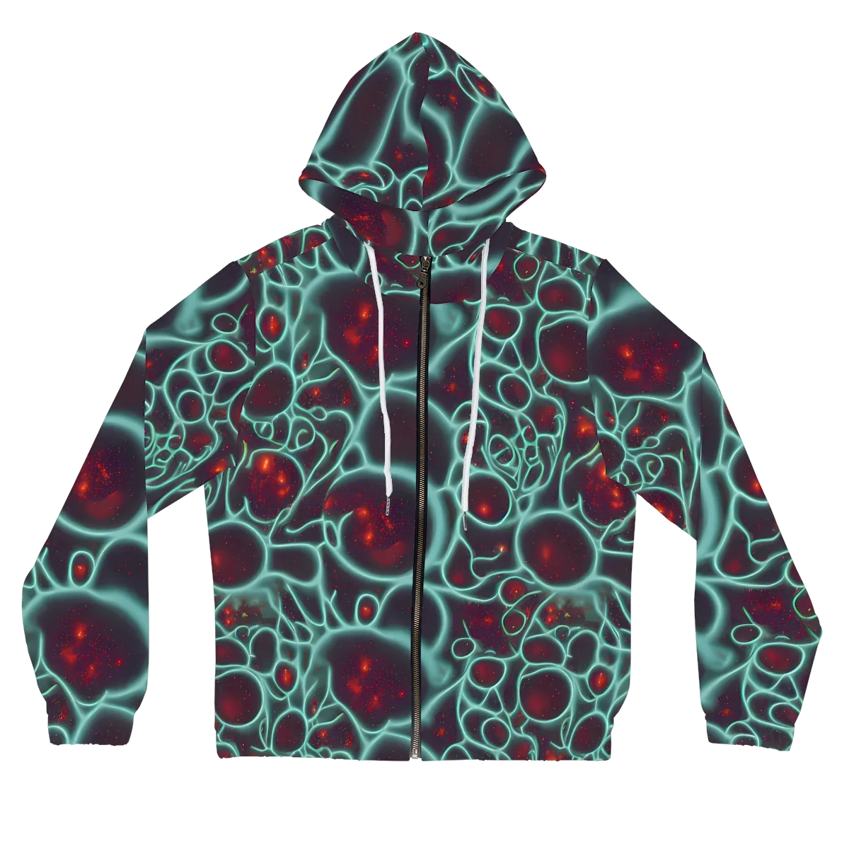 Kerstens Circuit on Women's Full-Zip Hoodie — Front