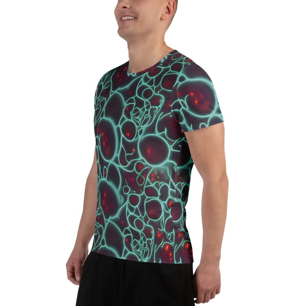 Kerstens Circuit on Men's Athletic T-Shirt — Left