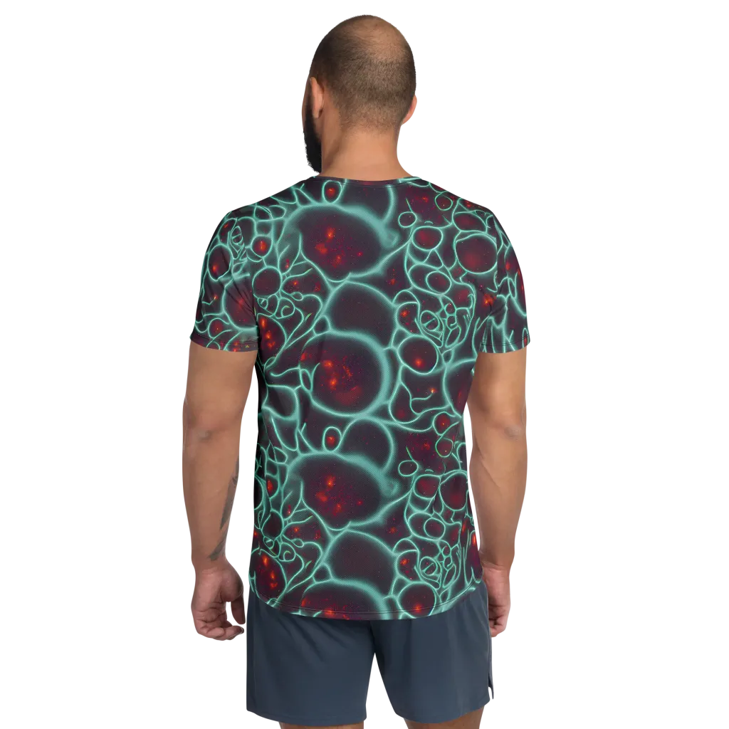 Kerstens Circuit on Men's Athletic T-Shirt — Back