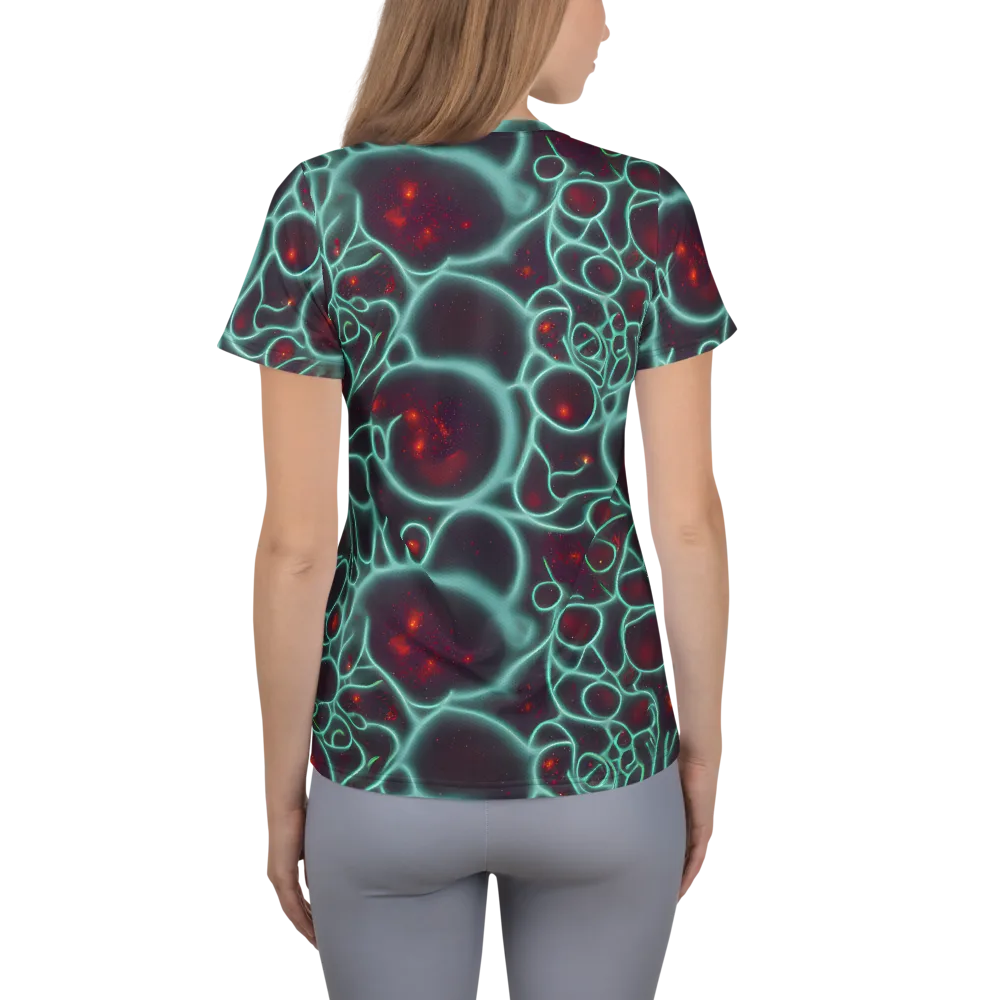Kerstens Circuit on Women's Athletic T-Shirt — Back