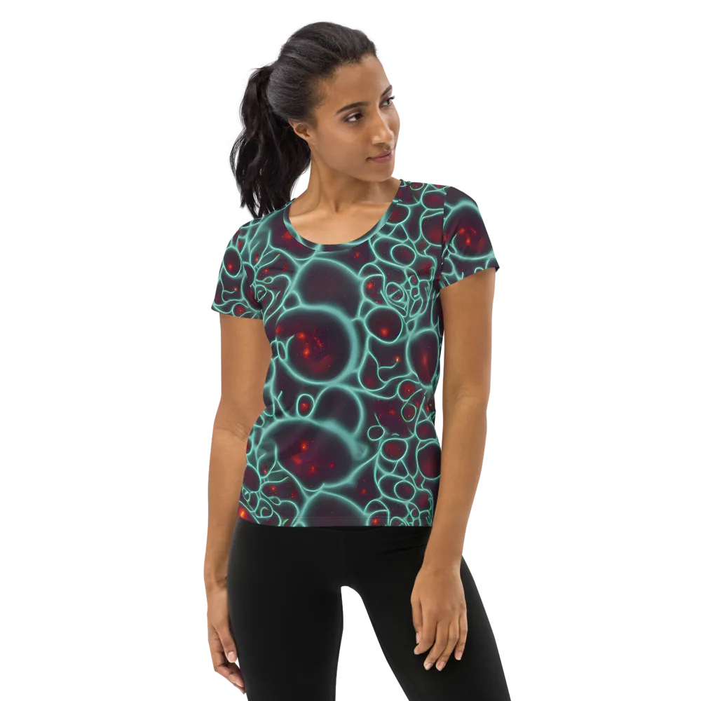 Kerstens Circuit on Women's Athletic T-Shirt — Front