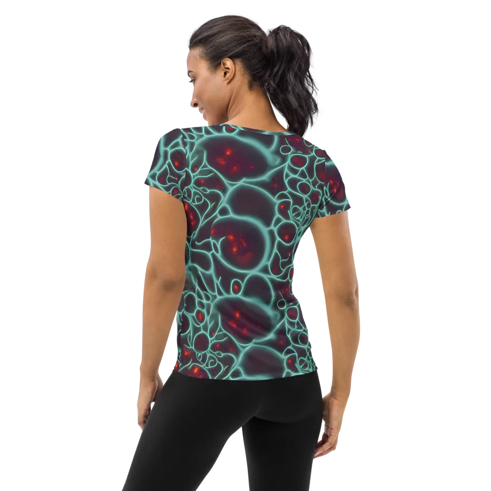 Kerstens Circuit on Women's Athletic T-Shirt — Back