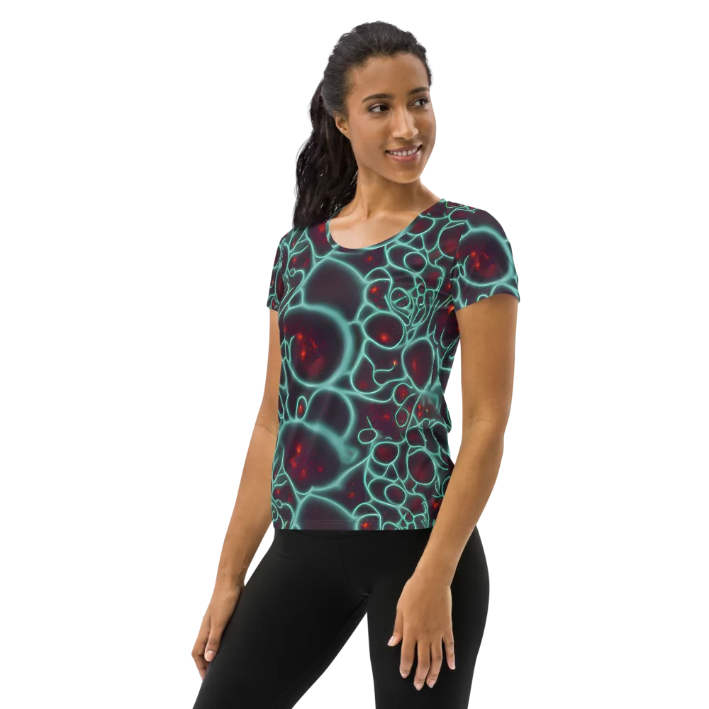 Kerstens Circuit on Women's Athletic T-Shirt — Left