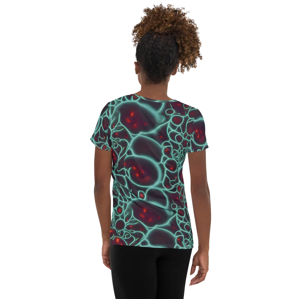 Kerstens Circuit on Women's Athletic T-Shirt — Back