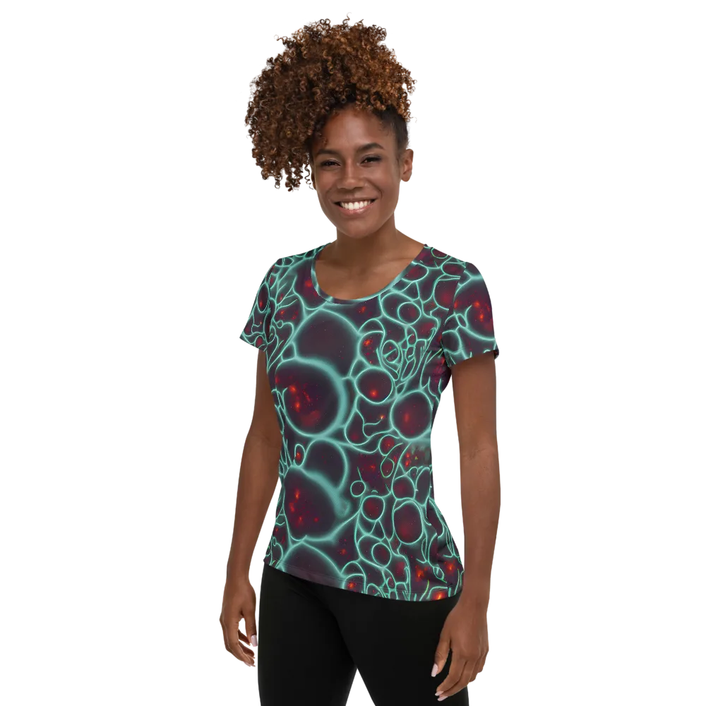 Kerstens Circuit on Women's Athletic T-Shirt — Left