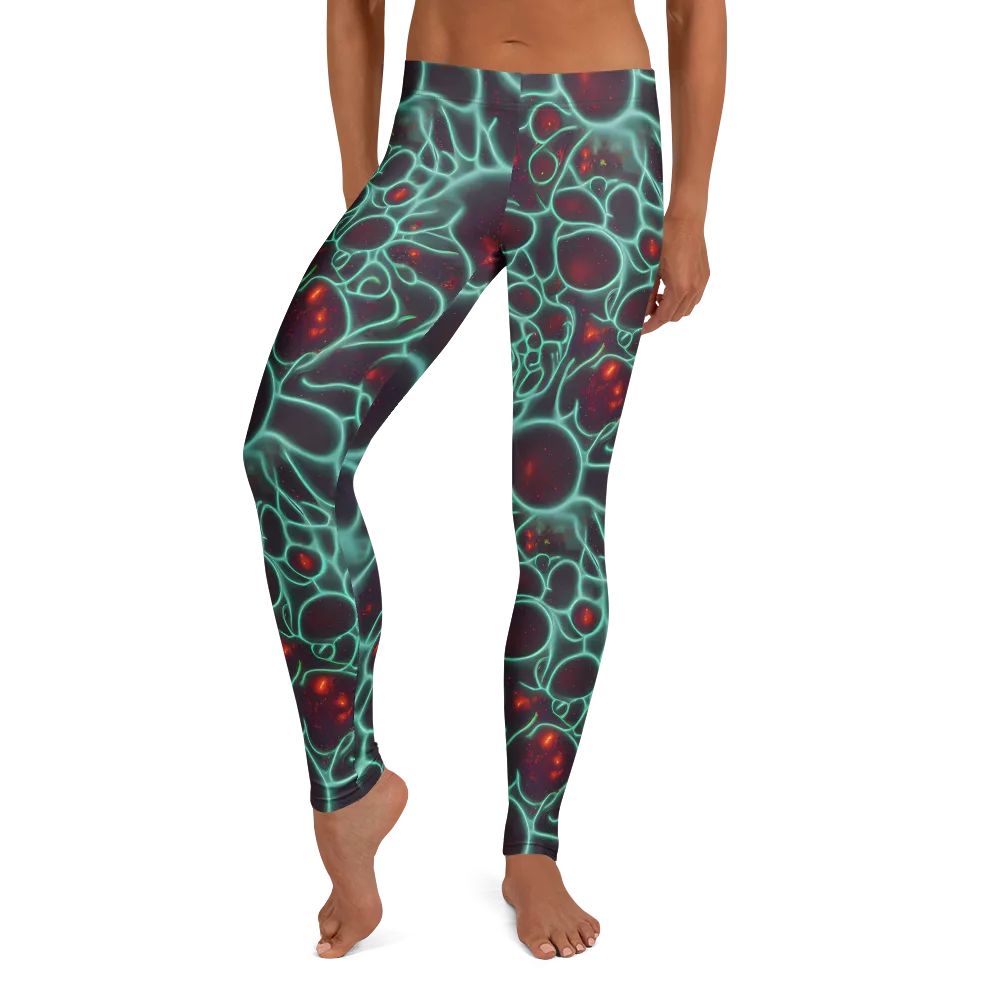 Kerstens Circuit on Leggings — Front