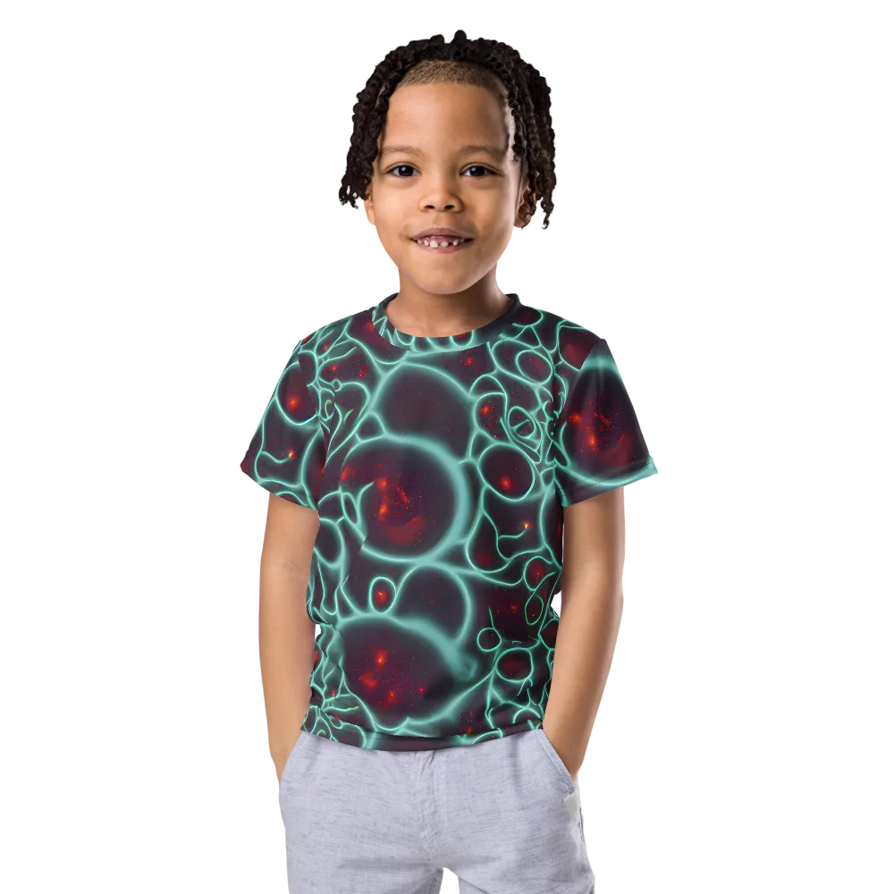 Kerstens Circuit on Kids Crew Neck T-Shirt — Front