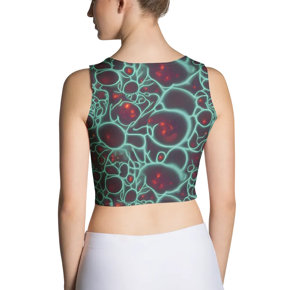 Kerstens Circuit on Crop Top — Back
