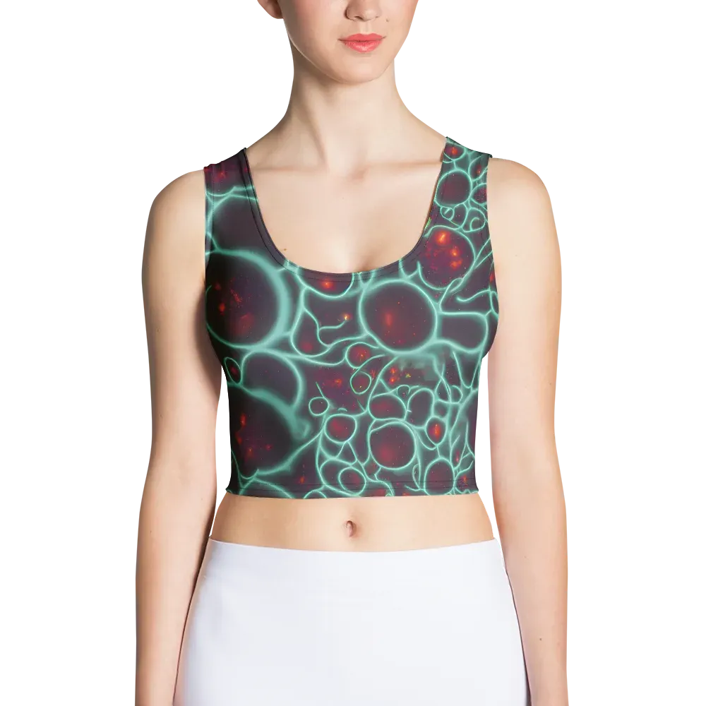 Kerstens Circuit on Crop Top — Front