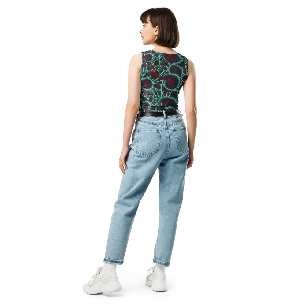 Kerstens Circuit on Crop Top — Back