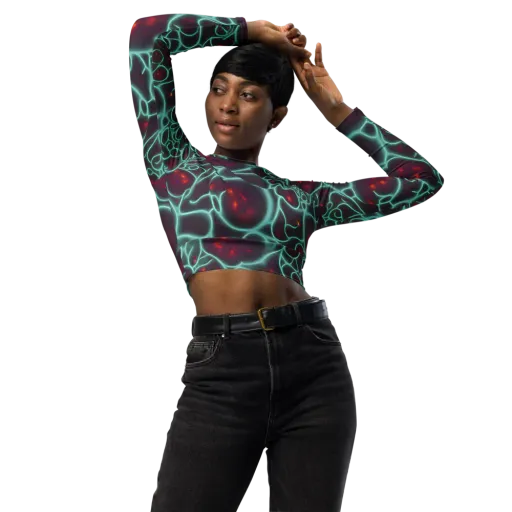 Kerstens Circuit on a Long Sleeve Crop Top